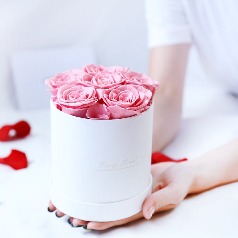 Rose with Hug Bucket Romantic Gift