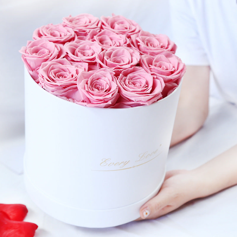 Rose with Hug Bucket Romantic Gift