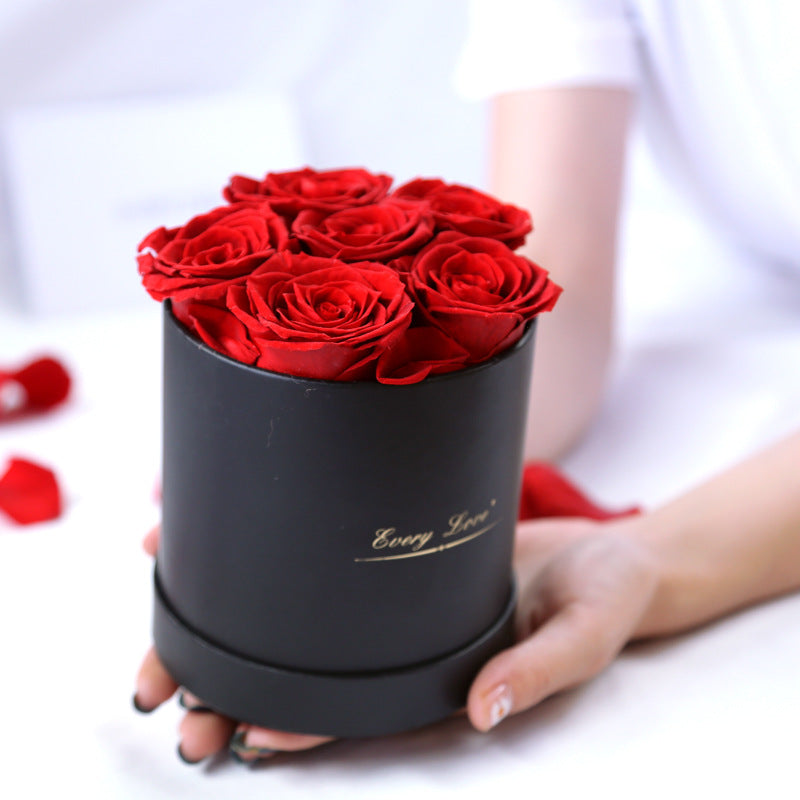 Rose with Hug Bucket Romantic Gift