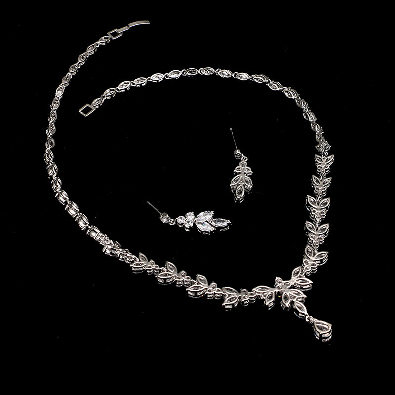 Zircon Simple Bridal Set