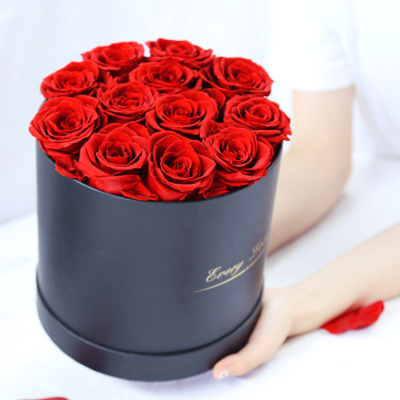 Rose with Hug Bucket Romantic Gift