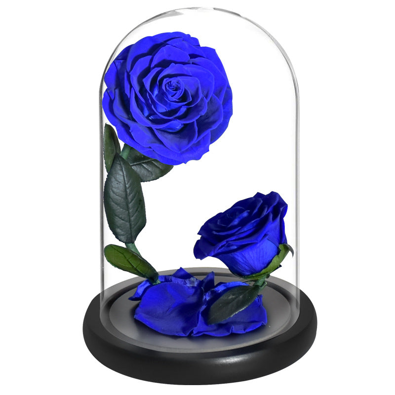 Double Preserved Rose Flower