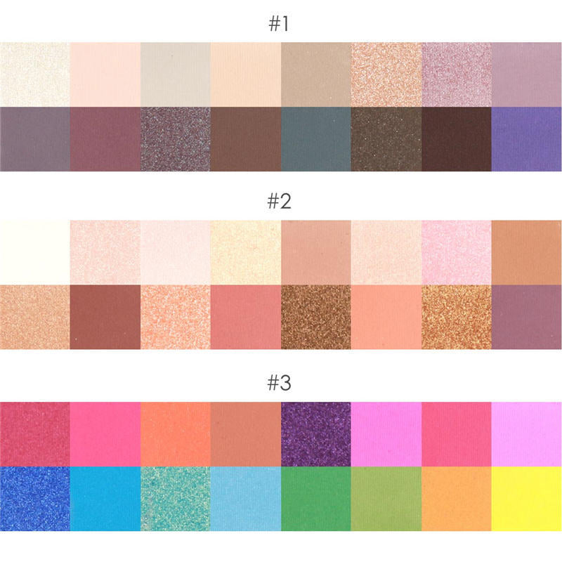 Eye shadow palette - 16 colors